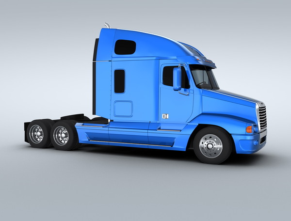 freightliner truck trailer 3d model - Freightliner Century by Swan3DStudios